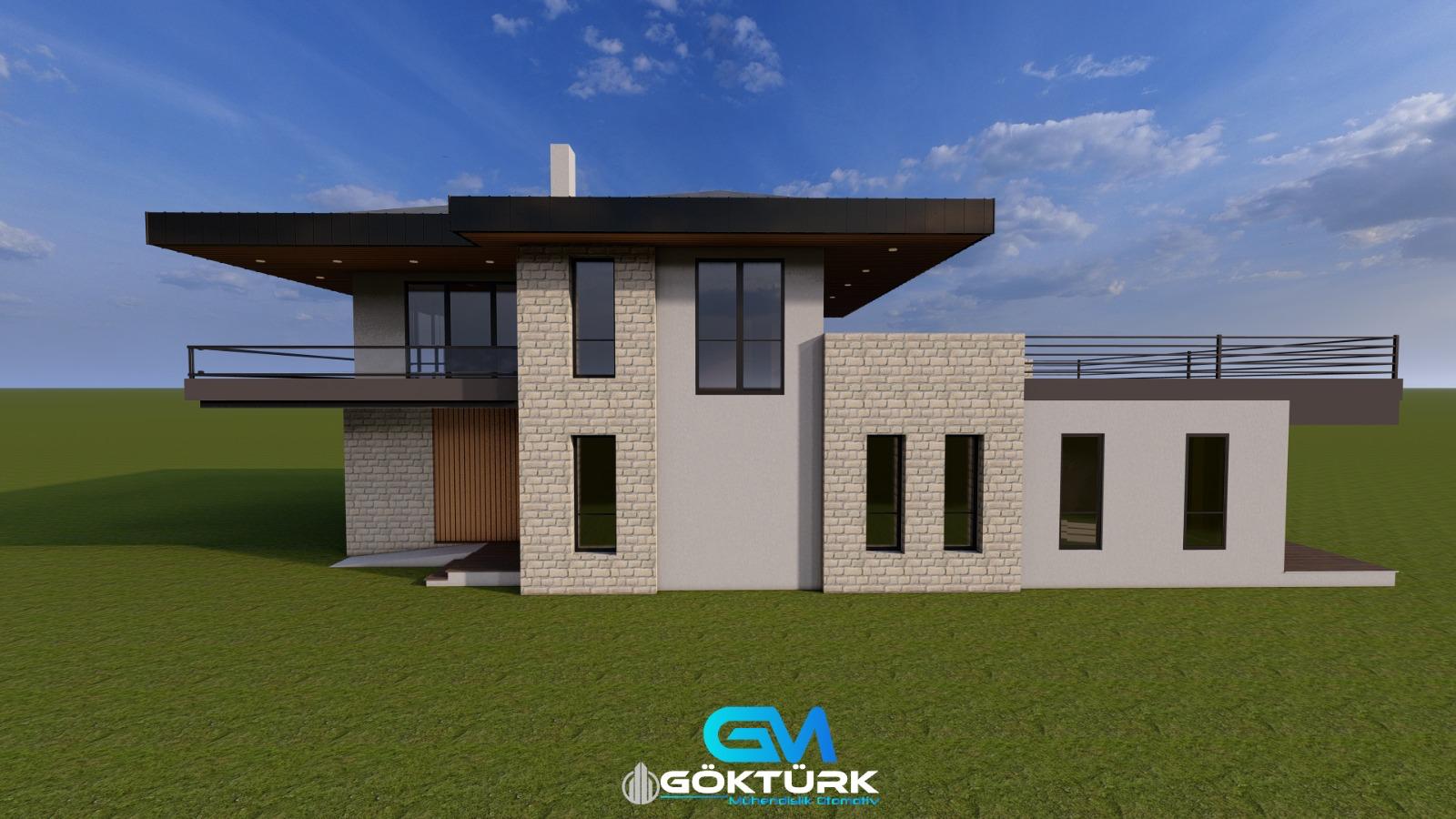 Harmancık 250 m2 kapalı 30 m2 teras 6+1 villa